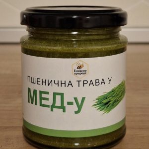 Пшенична трава у меду